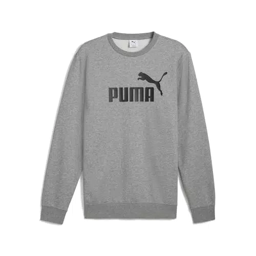 PUMA Felpa Crew con Logo Ess No. 1 per Uomo
