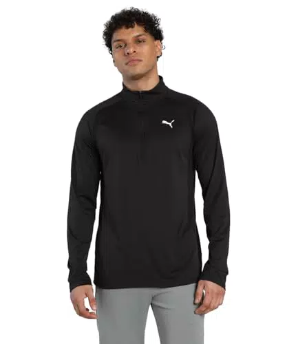 PUMA M TAD Tech Fabric Mix 1/4 Zip - Camicia Uomo Casual