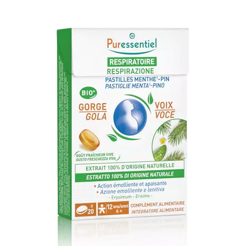 Puressentiel Pastiglie per Gola e Voce Menta Pino