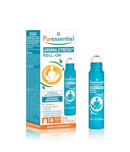 Puressentiel Roller Stress ai 12 Oli Essenziali per Ansia e Relax