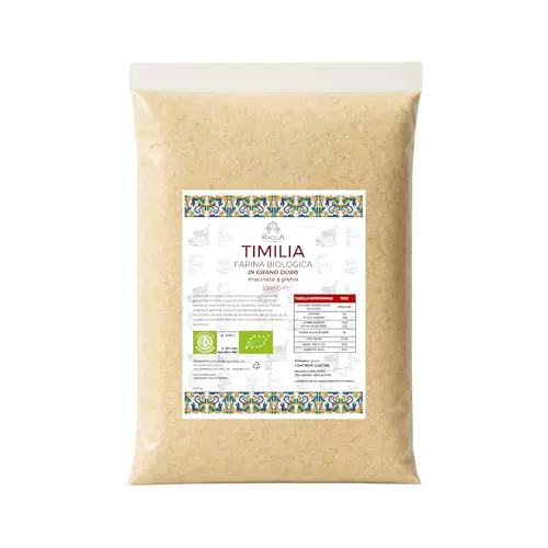 RACILIA Farina di Semola Integrale BIO di Grano Duro Timilia 100% Biologica