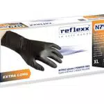 Reflexx N79P Guanti in Nitrile senza Polvere Extra Lungo 30 cm