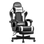 Riftracer Sedia da Gaming Ergonomica con Poggiapiedi e Supporto Lombare