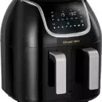 Russell Hobbs Friggitrice ad Aria Doppio Cestello Air Fryer 27290-56 con Display Digitale
