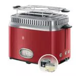 Russell Hobbs Tostapane Retro 21680-56 con Funzione Lift & Look e Scongelamento