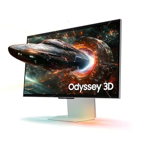 Samsung Odyssey Monitor Gaming 27" 4K UHD, 165Hz, 1ms, G-Sync, 3D Senza Occhiali