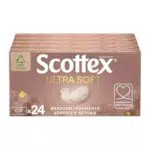 Scottex Ultra Soft Fazzoletti di Carta Morbidi, Confezione 100% Riciclabile