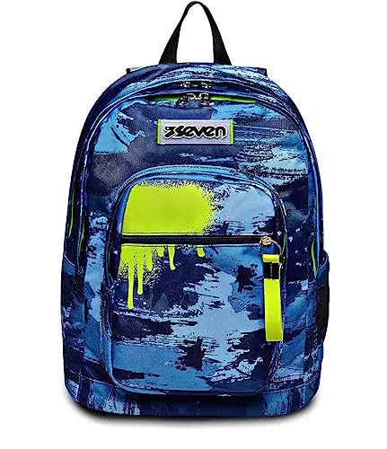 Seven Zaino per Scuola Elementare e Medie Bambino NEW FIT - Doppio Scomparto