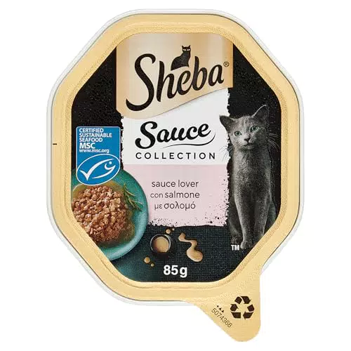 Sheba Sauce Collection cibo umido per gatti al salmone