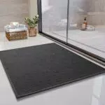 SIXHOME Tappetino da bagno antiscivolo e assorbente, lavabile in lavatrice