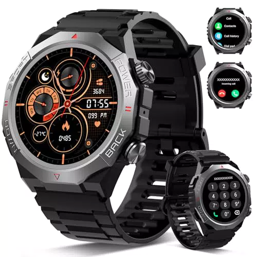 Smartwatch Uomo Donna con Effettua o Risposta Chiamate