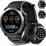 Smartwatch Militare con chiamate Bluetooth, tracker attività e cardiofrequenzimetro