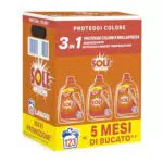 Sole Detersivo Lavatrice Liquido Proteggi Colore con Formula Igienizzante