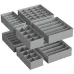 SONGMICS organizer cassetti per biancheria intima, reggiseni e cravatte RUS008G01