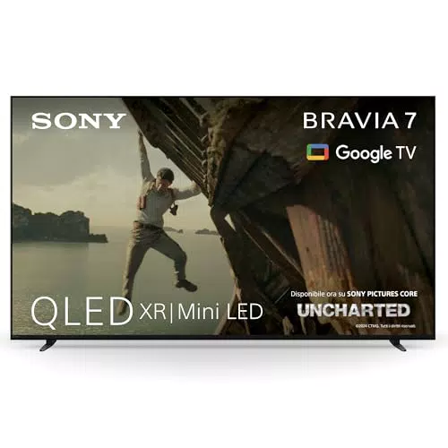 Sony BRAVIA XR70 QLED 85" 4K HDR Smart TV con Google, Dolby Vision e Chromecast