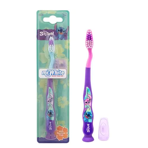 Disney Spazzolino da Denti per Bambini con Setole Morbide e Ventosa