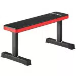 SportNow Panca Piana per Allenamento con Cuscino Imbottito in Acciaio