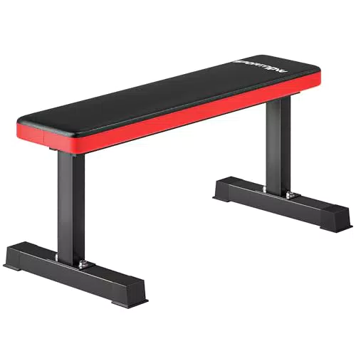 SPORTNOW Panca Piana Palestra con Cuscino Imbottito