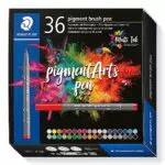 Staedtler 371 C36 - Penna a pennello per artisti di alta qualità