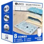 SUOCO Sacchetti Sottovuoto con Pompa Elettrica per Vestiti e Piumoni