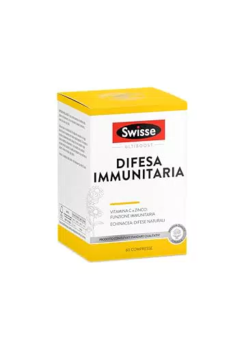 Swisse Difesa Immunitaria con Vitamina C, Magnesio, Zinco ed Echinacea Integratore