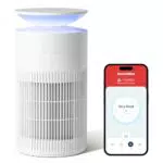 SwitchBot Purificatore d'Aria Smart con Filtro HEPA e Modalità Sonno