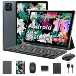 TABWEE Tablet Android 11 FHD con Tastiera e Penna, 24GB RAM, 128GB, 5G WiFi