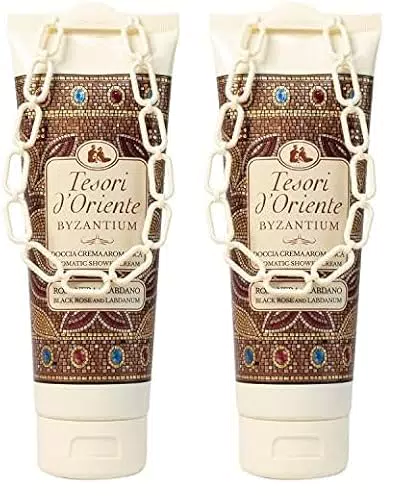 Tesori d'Oriente Doccia Crema Byzantium con Rosa Nera e Labdano 250ml