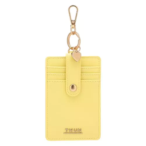 THUN Porta Carte Ecopelle Collezione Sempre con Me, Gancio Inclusa