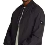 Tommy Hilfiger Bomber Uomo Branded con Collo in Stile Baseball