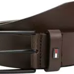 Tommy Hilfiger Cintura Layton in Pelle Uomo 3,5 cm