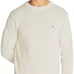 Tommy Hilfiger Uomo Pullover Chunky Cotton Crew Neck Pullover in Maglia
