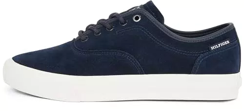 Tommy Hilfiger Sneakers Vulcanizzate Low Oxford in Pelle Scamosciata Uomo