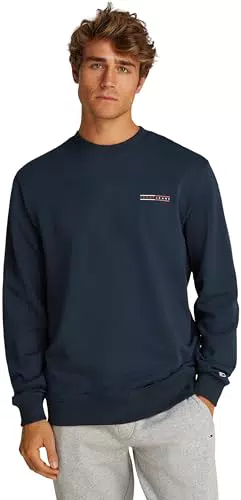 Tommy Jeans Felpa Pullover Tjm Reg Entry Graphic Crew Uomo