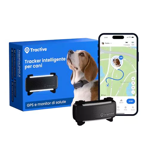 Tractive GPS per cani - Localizzazione in tempo reale e monitoraggio attività
