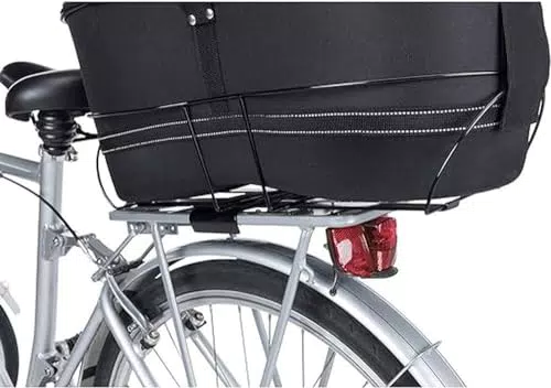 Trixie Cestino per Bicicletta Lungo per Portabici Ampi