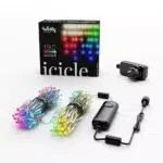 Twinkly Icicle Luci a Cascata LED Smart, Compatibile con Alexa e Google Home