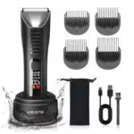 Ualans Rasoio Elettrico Uomo Impermeabile IPX7 con Ricarica Rapida USB