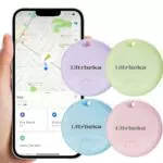 Ultrbeka Air Tag - Tracker MFi Compatibile con Dov'è? per Chiavi, Bagagli e Auto