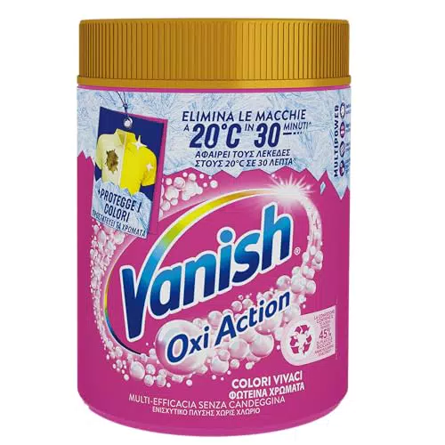 Vanish Oxi Action Multipower Polvere Rosa, Smacchiatore per Capi Colorati