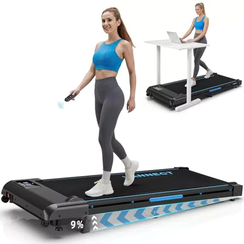 Vannect Tapis Roulant Elettrico Salvaspazio con Inclinazione e Display LED