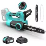 YARDCARE Motosega a Batteria 12 con Batteria 4Ah e Motore Brushless