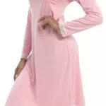 Yukiuiny Maglie Pigiama da Donna in Cotone con Pizzo - Abbigliamento da Notte