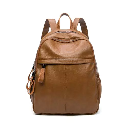 Zaino in Pelle Elegante da Donna - Borsa Casual per Lavoro e Viaggio