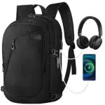 Zaino Porta PC Uomo Antifurto Impermeabile con Caricatore USB - 6618