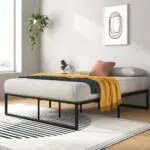 Zinus Lorelai - Letto in metallo con contenitore, altezza 36 cm
