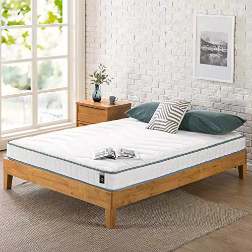 Zinus Materasso Memory Foam e Molle Interno - Altezza 15 cm - Certificato OEKO-TEX