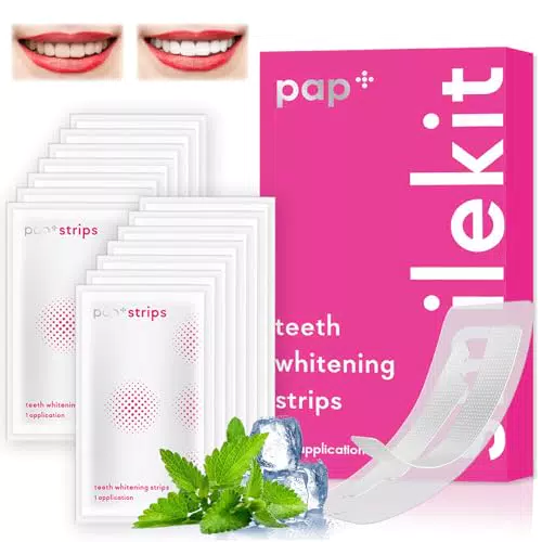 Kit professionale per lo sbiancamento denti - Strisce sbiancanti contro le macchie