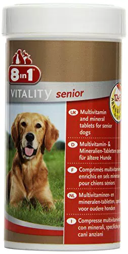 8in1 Vitamine per Cani Senior Integratore per la Salute e Vitalità