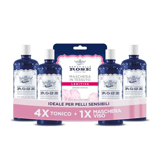 Acqua alle Rose, Tonico Viso con Acqua Distillata Alle Rose